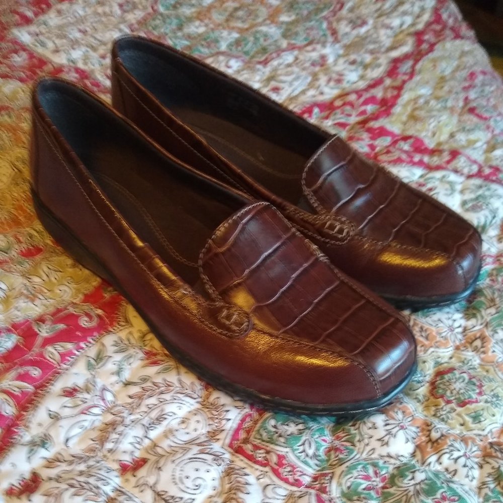 Clarks Slide On Loafers